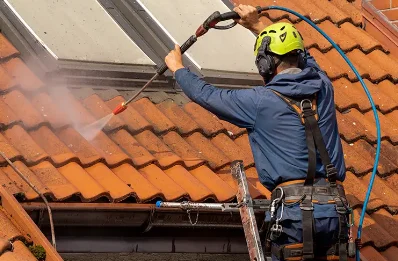 Démoussage et hydrofuge de toiture à Balaguier-d'Olt